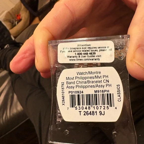 Timex Charles Street Black and Gold Indiglo Watch - Picture 6 of 9